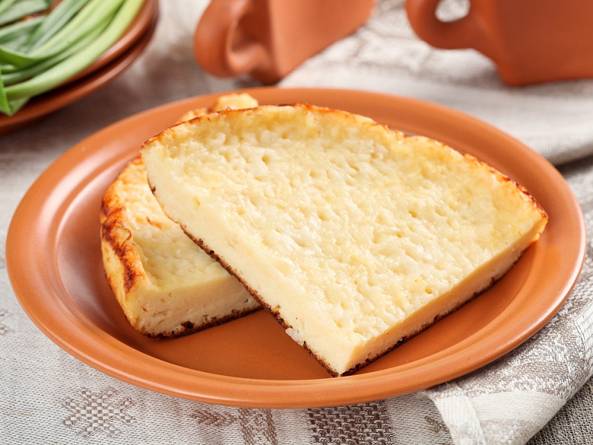 Рецепт: Драчена из хлеба с сыром в мультиварке